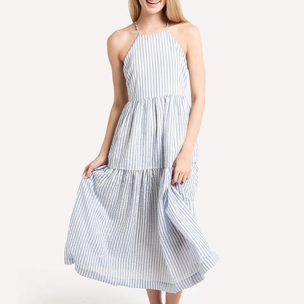 Endless Rose Striped Maxi Dress
